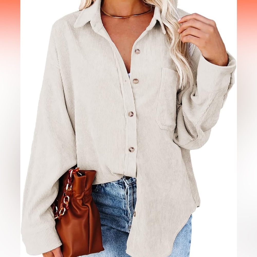Tan Corduroy Shirt